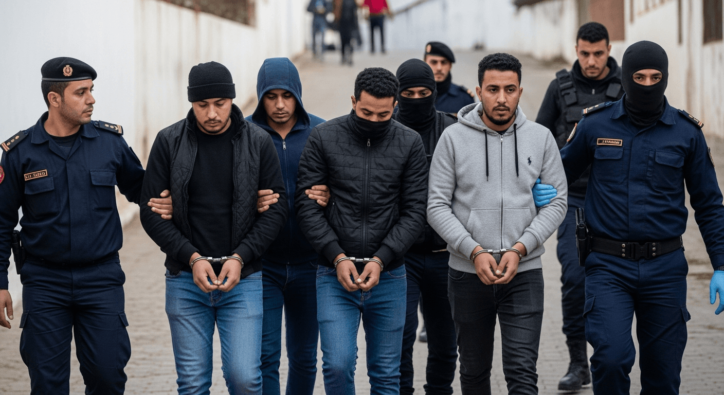 11 مشتبهًا دوليًا في تهريب المخدرات يُعتقلون في المغرب بفضل إشعار أحمر من الإنتربول