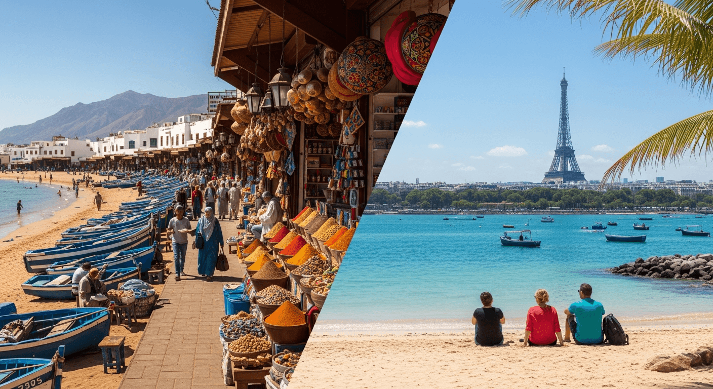 العطلة فالمغرب ولا السفر للخارج؟
